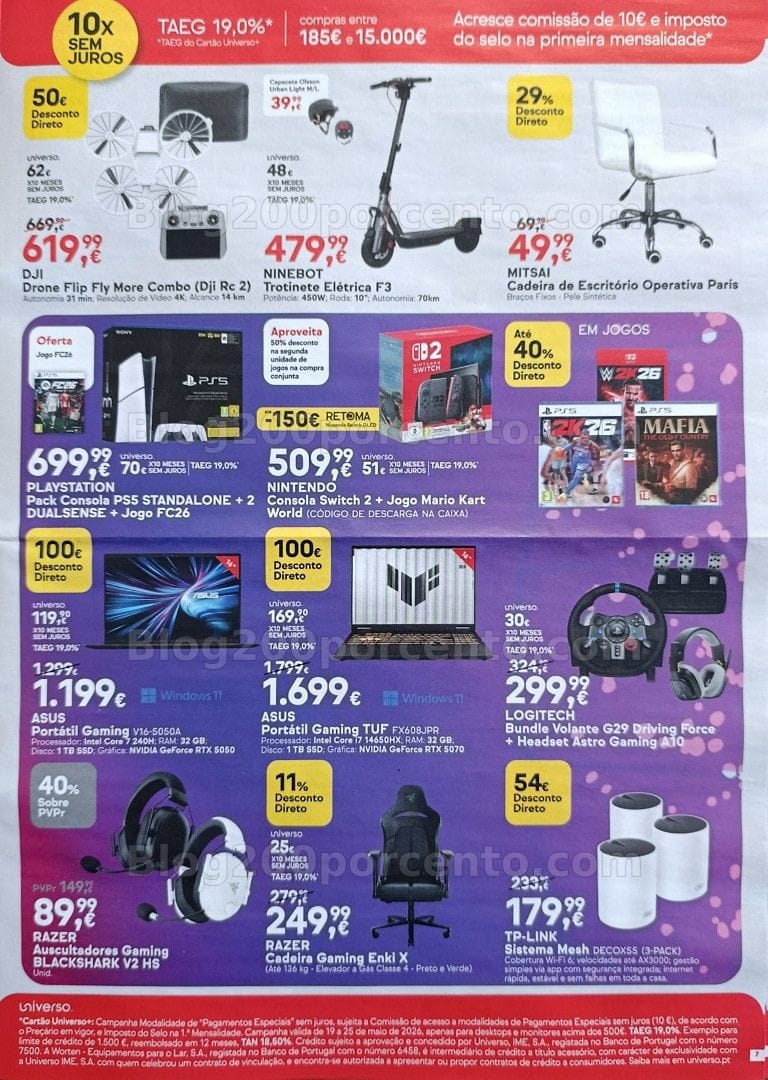 Antevisão Folheto WORTEN Promoções de 19 a 25 maio